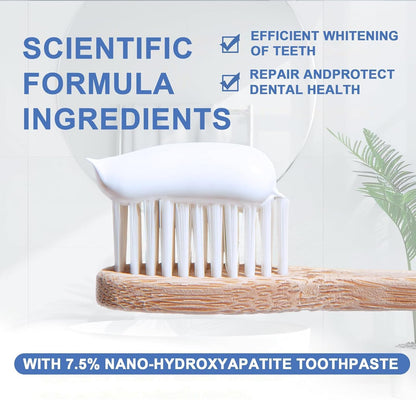 2Pcs Hydroxyapatite Toothpaste – Enamel Protection & Strengthening, Gentle Mint, 4.23oz