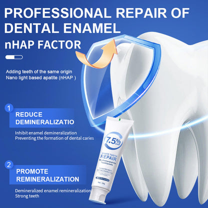 7.5% Hydroxyapatite Toothpaste Set – 2 Pcs for Enamel Protection & Strengthening