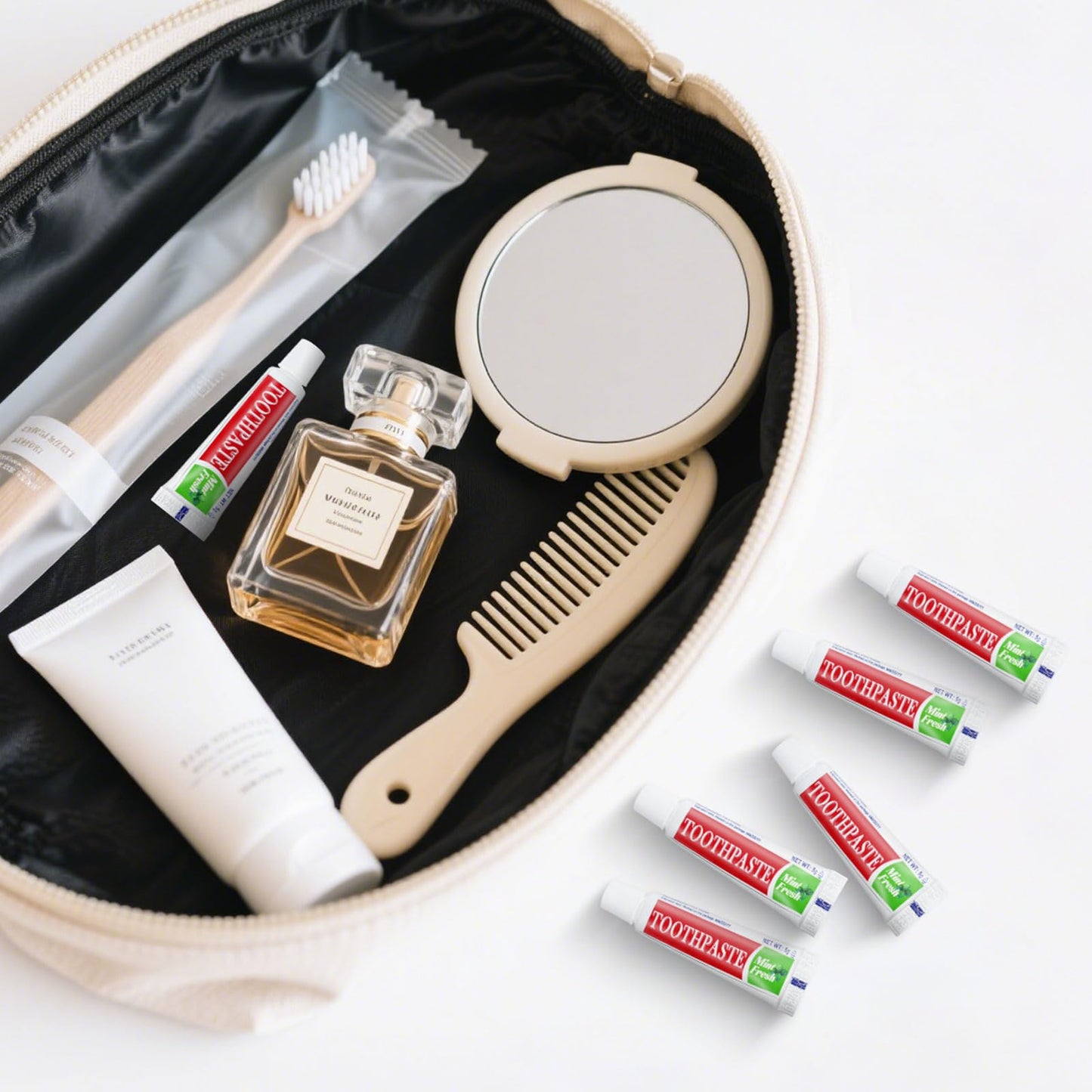 Travel Size Toothpaste Bulk – 240 Disposable Mint Tubes (0.176 oz / 5 g)