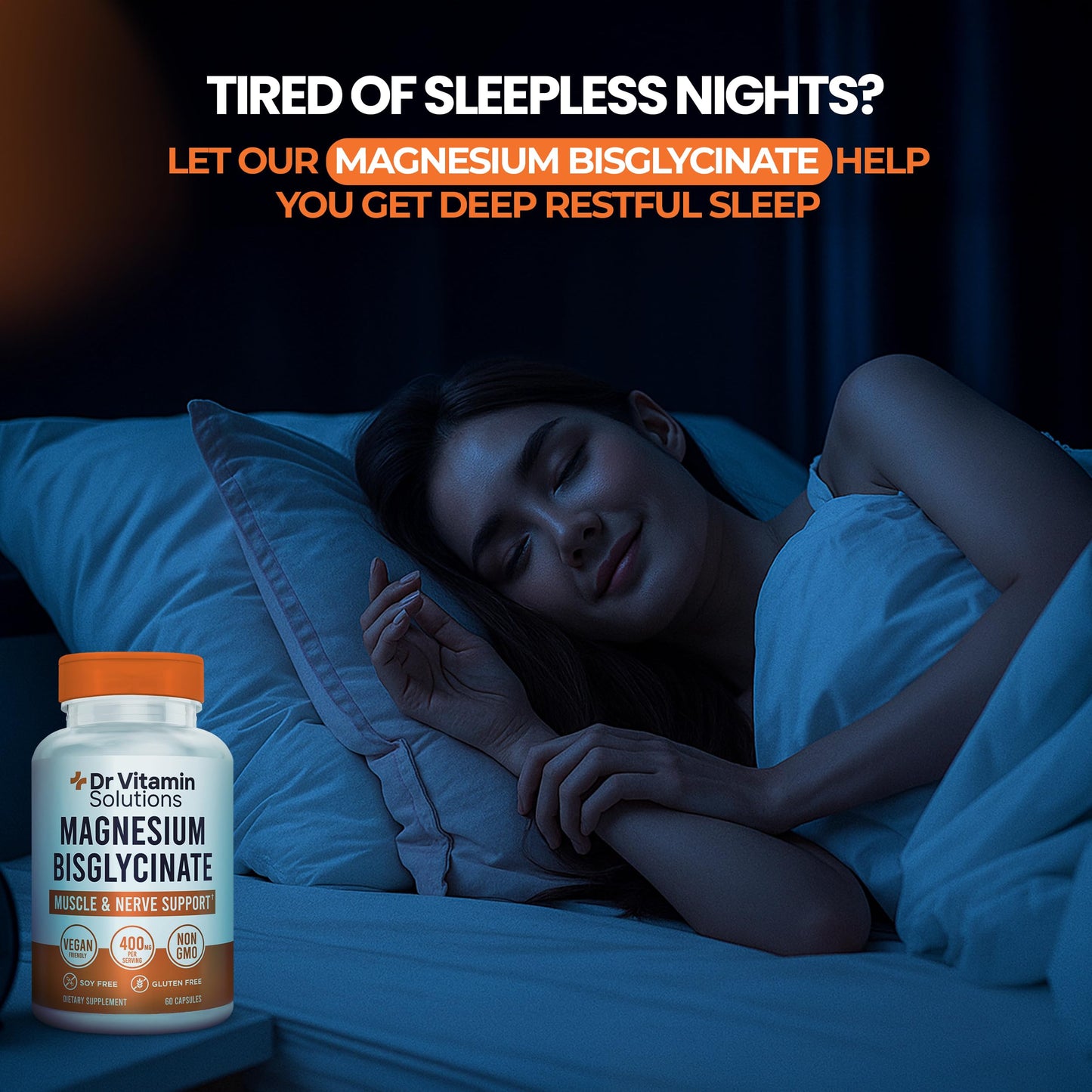 Magnesium Bisglycinate 400mg | Albion Chelated Magnesium Glycinate | DR Vitamin Solutions