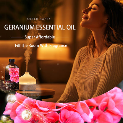Geranium Essential Oil 4 oz (120 ml) for Diffusers & DIY