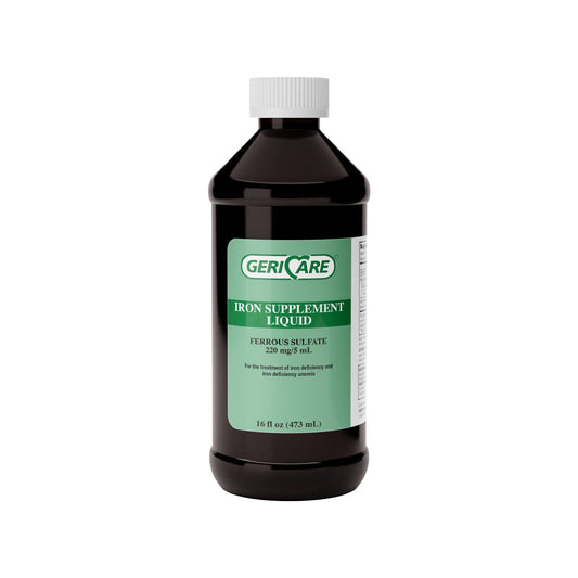 GeriCare 220 High Potency Liquid Iron | 220 mg/5 mL for Adults | Pack of 1 BritishVita | Premium UK Vitamins & Wellness Supplements