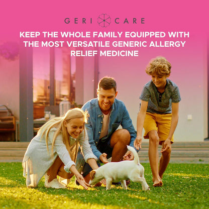 Geri-Dryl Allergy Relief Tablets (100 Count) by GeriCare | Diphenhydramine HCl 25mg Antihistamine for Sneezing, Runny Nose, Itchy Eyes & Throats
