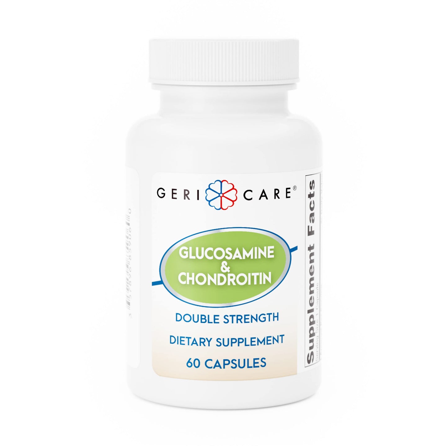 Gericare Glucosamine HCl 500 mg + Chondroitin Sulfate 400 mg with Sodium 35 mg Capsules | Joint Mobility & Cartilage Health | 60 Count