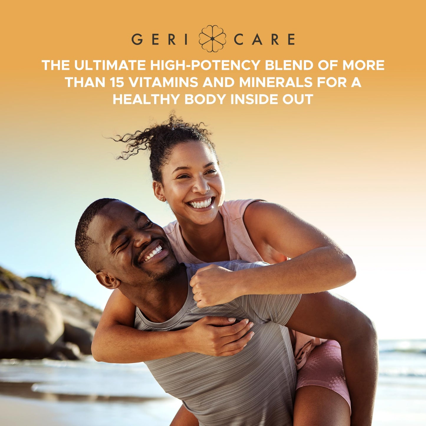 GeriCare One-Daily Multivitamins 1000 Tablets – High-Potency Vitamin & Mineral Supplement