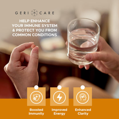 GeriCare One-Daily Multivitamins 1000 Tablets – High-Potency Vitamin & Mineral Supplement