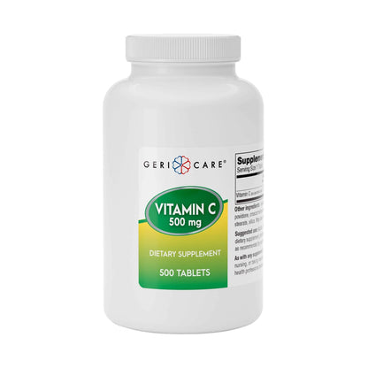 GeriCare Vitamin C 500 mg - Immune Support, Antioxidant (500 Count)