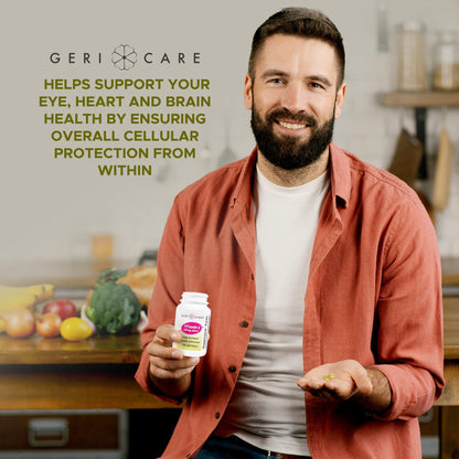 GeriCare High-Potency Vitamin E Capsules – 3 Potencies (100/400/1000 IU) | 100 Count | For Women & Men