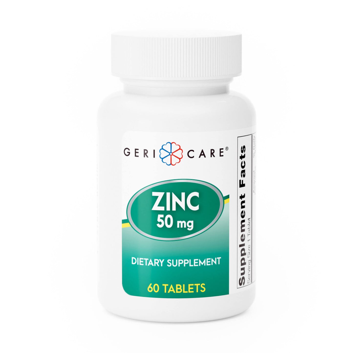 GeriCare Zinc Sulfate 220mg – 60 Count Dietary Supplement