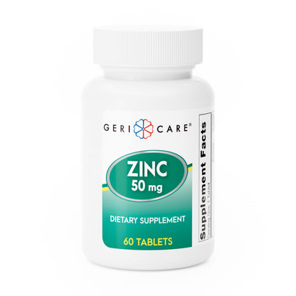 GeriCare Zinc Sulfate 220mg – 60 Count Dietary Supplement