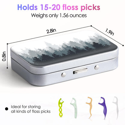 Gerkia Dental Floss Portable Case – Travel Floss Dispenser & Floss Picks Storage | Ink Tree