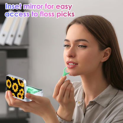 Gerkia Dental Floss Portable Case – Travel-Friendly Floss Picks Dispenser