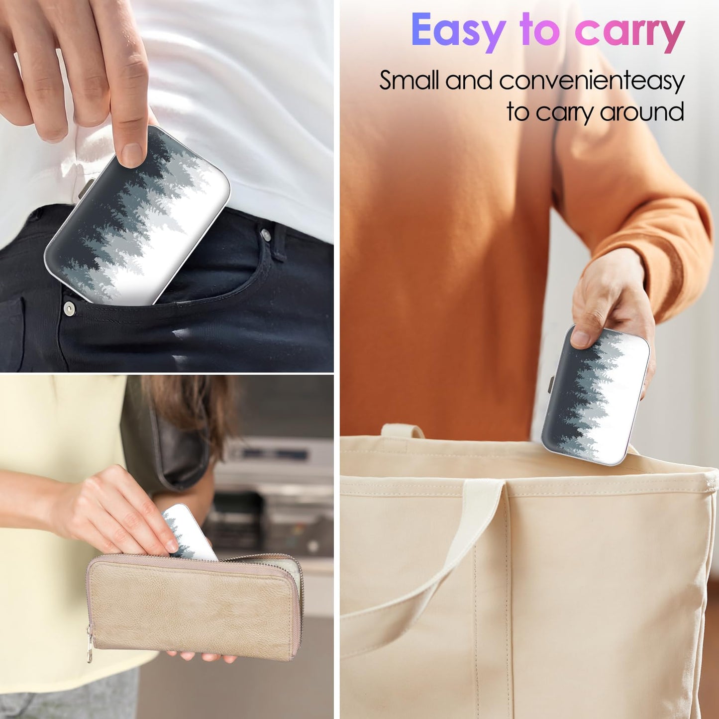 Gerkia Dental Floss Portable Case – Travel Floss Dispenser & Floss Picks Storage | Ink Tree