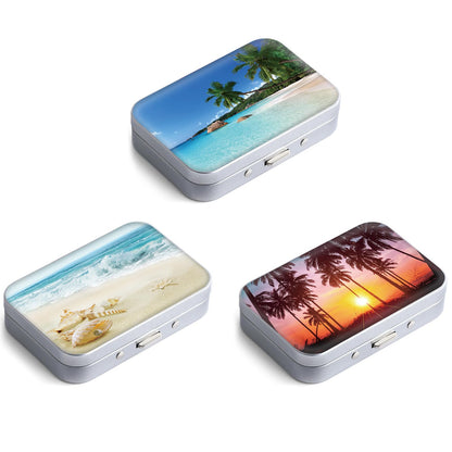 Gerkia Dental Floss Portable Case – Travel Floss Picks Dispenser (3-Piece)