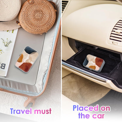 Gerkia Dental Floss Portable Case – Travel Floss Organizer with Bohemian Patches