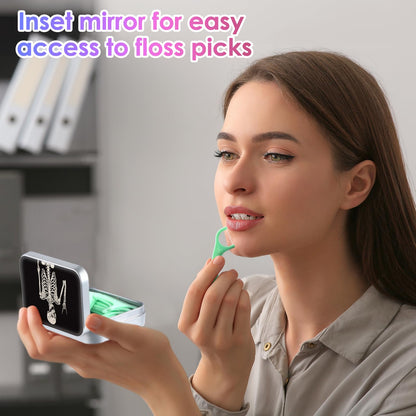 Gerkia Dental Floss Portable Case – Travel-Friendly Floss Dispenser for All Sizes