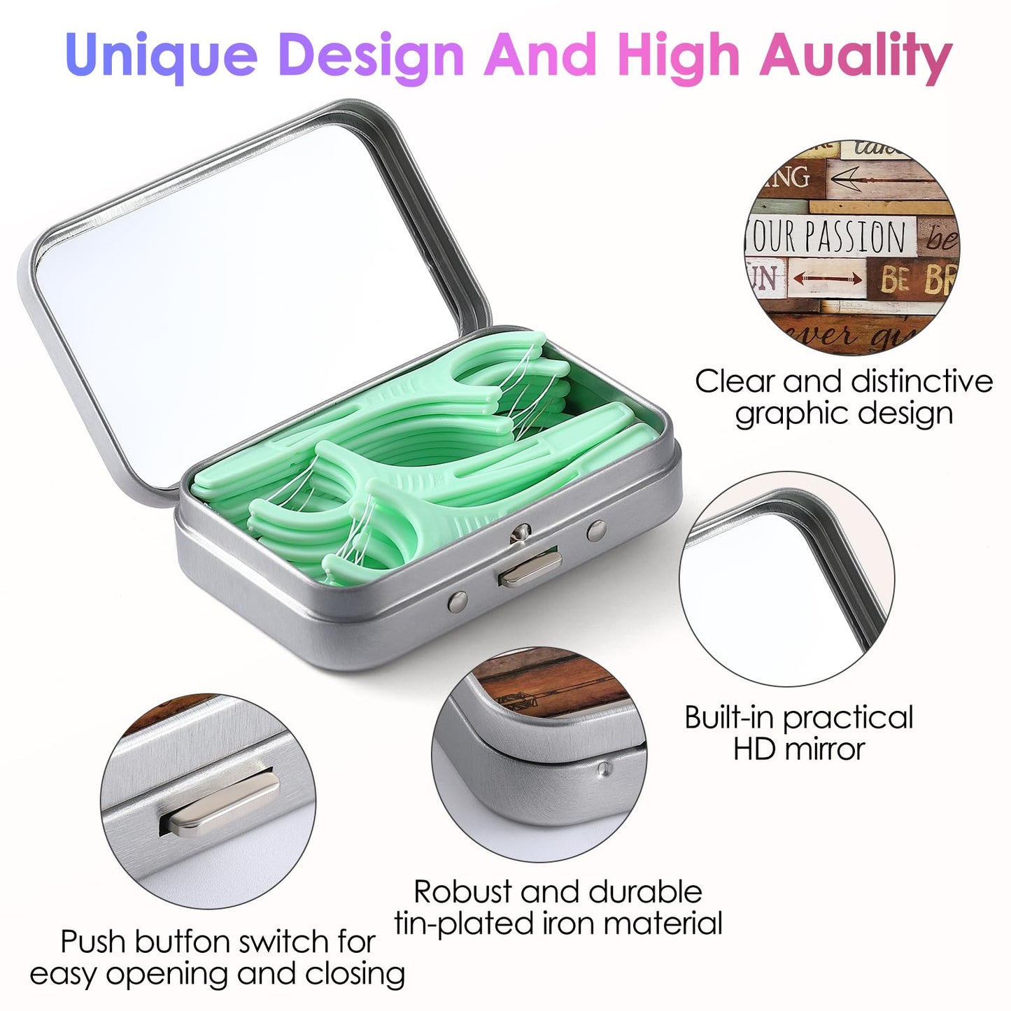 Gerkia Dental Floss Portable Case – Travel-Friendly Floss Dispenser & Storage