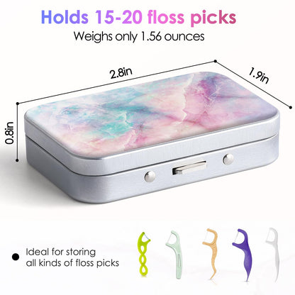 Gerkia Dental Floss Portable Case – Marble Travel Floss Dispenser
