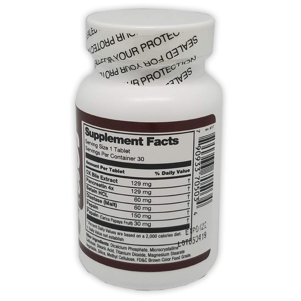 Germa Bile Salts - Natural Dietary Supplement for Liver Support, 30 Tabs