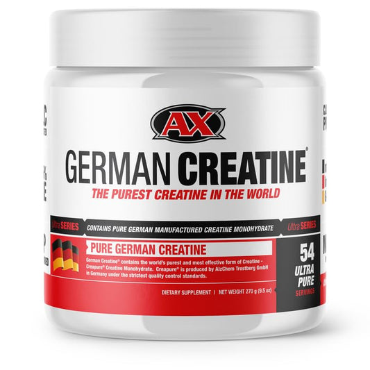 German Creatine Micronized Monohydrate Powder | 99.99% Creapure, Unflavored, 270g (54 Servings) – 3rd-Party Tested BritishVita | Premium UK Vitamins & Wellness Supplements