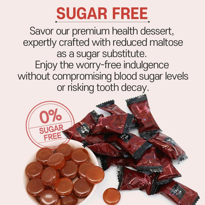 GeumHeuk Korean Panax Black Ginseng Candy – Sugar Free, No Corn Syrup, Energy Candy (400g)