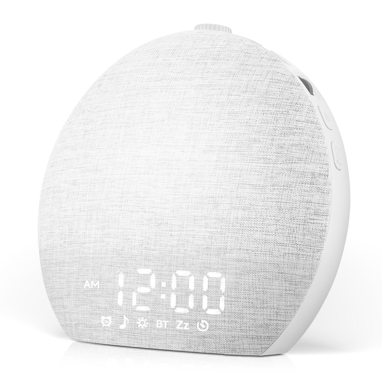 Geuuap Sunrise Alarm Clock with White Noise & Sleep Lights | Gentle Wake-Up, Bluetooth Speaker, Screen-Free