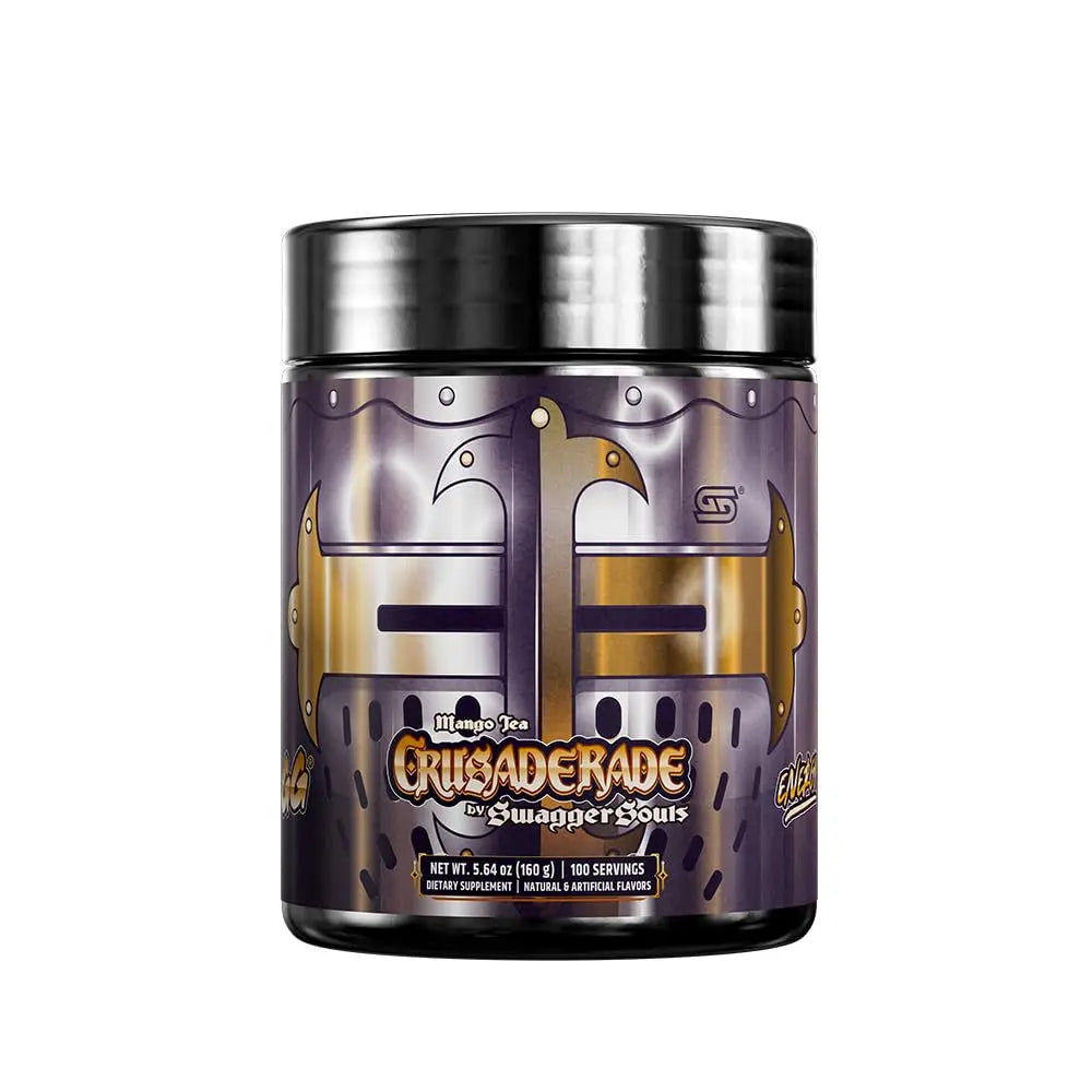 Gamer Supps GG Energy Crusaderade by SwaggerSouls - 100 Servings | Keto Friendly, Sugar Free BritishVita | Premium UK Vitamins & Wellness Supplements