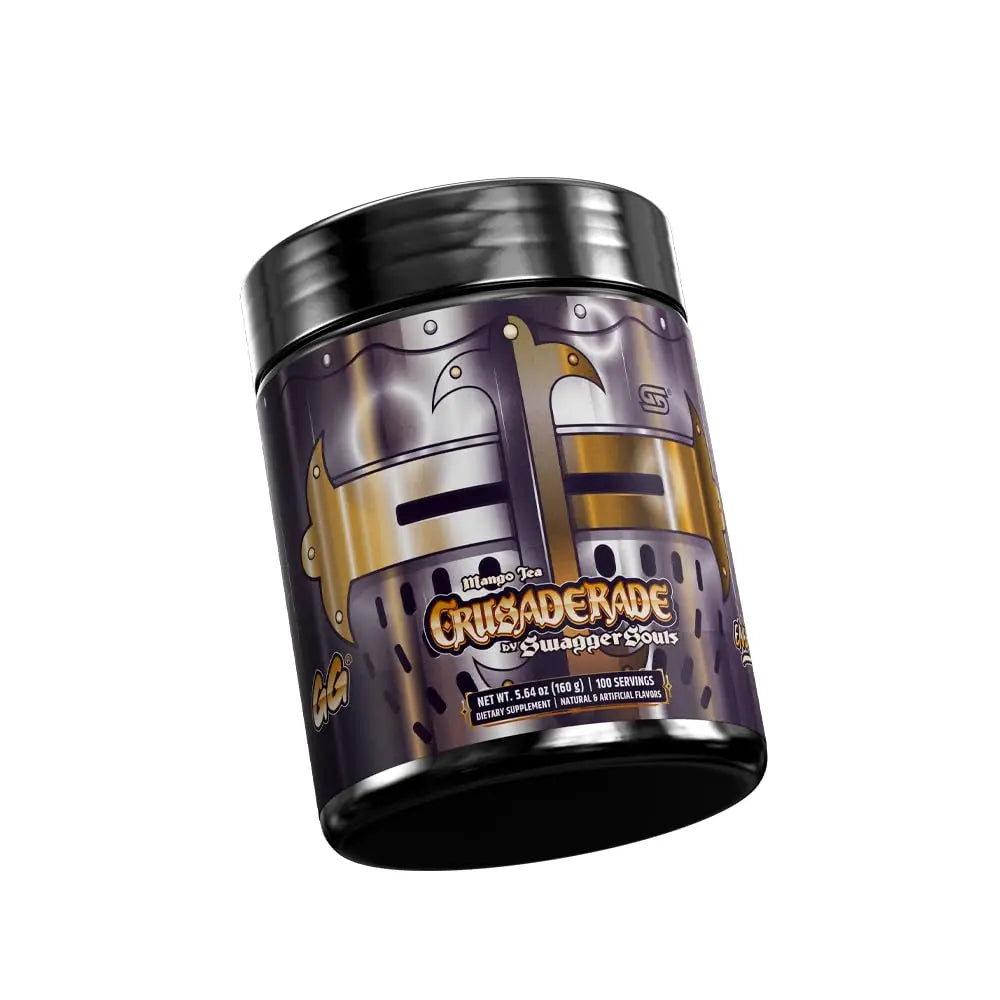 Gamer Supps GG Energy Crusaderade by SwaggerSouls - 100 Servings | Keto Friendly, Sugar Free BritishVita | Premium UK Vitamins & Wellness Supplements