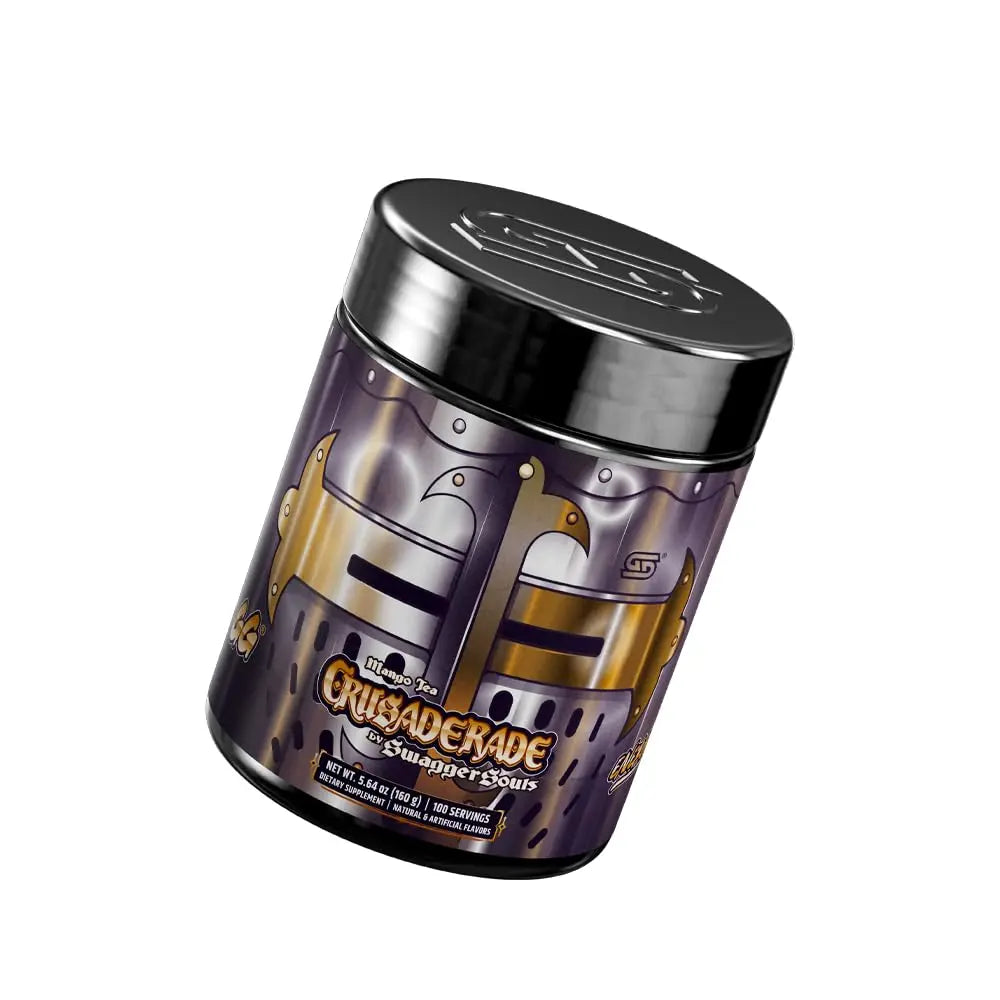 Gamer Supps GG Energy Crusaderade by SwaggerSouls - 100 Servings | Keto Friendly, Sugar Free BritishVita | Premium UK Vitamins & Wellness Supplements
