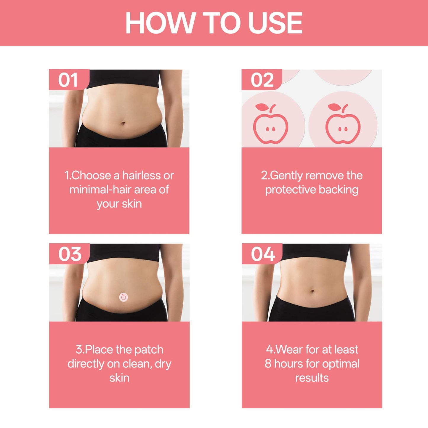 Ggvlab GLP-1 Support Patches for Women | 60 Day Supply Patches | Plant-Based Ingredients