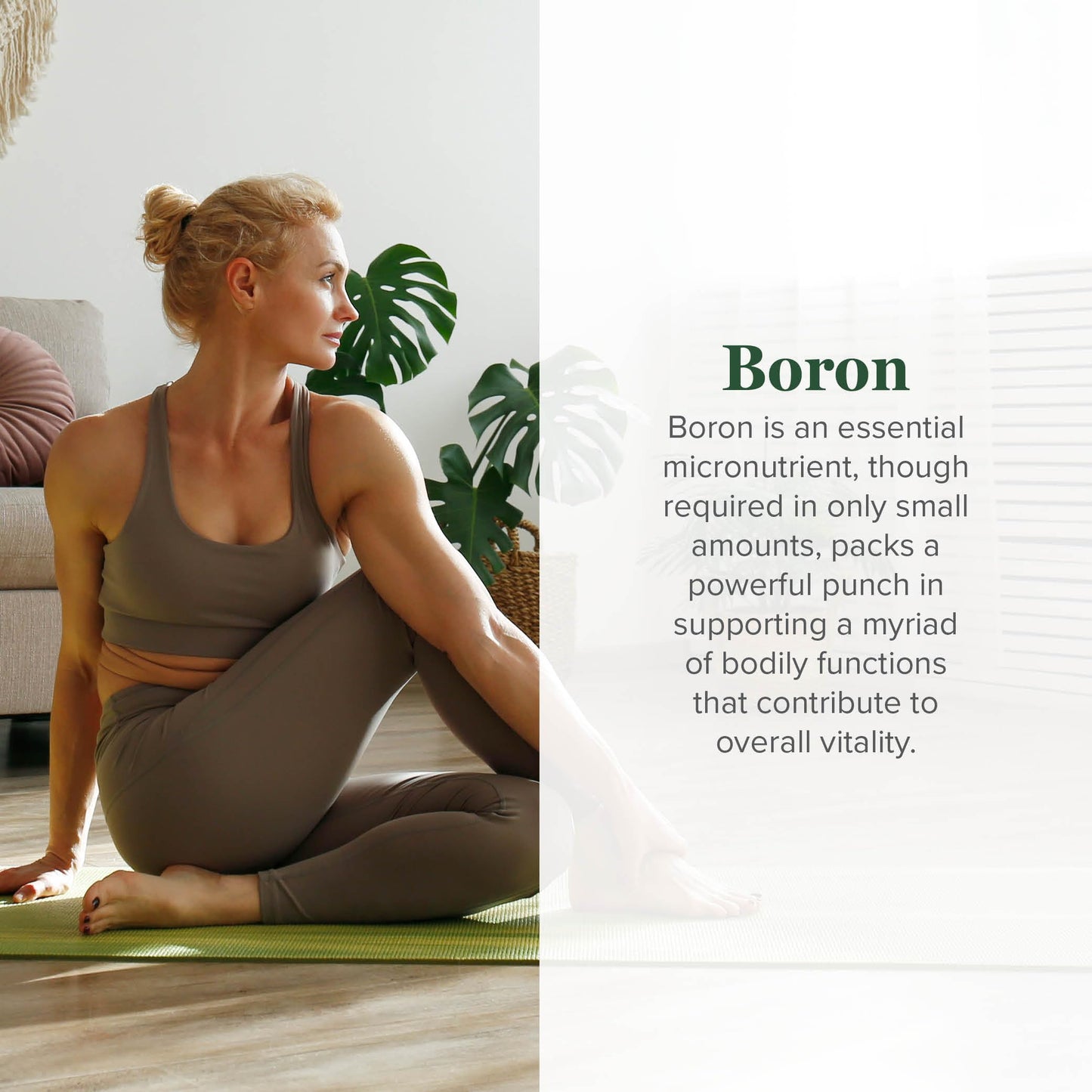 Global Healing Center Boron Supplement 5 mg | Bone Health, Metabolism & Magnesium Absorption (2 oz)