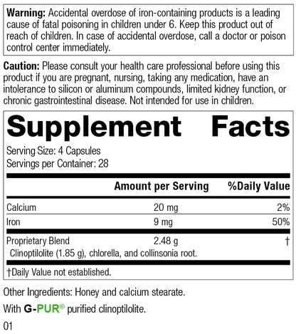 Standard Process GI Adsorb – GI Health & Elimination Dietary Supplement (112 Capsules, 28 Servings)