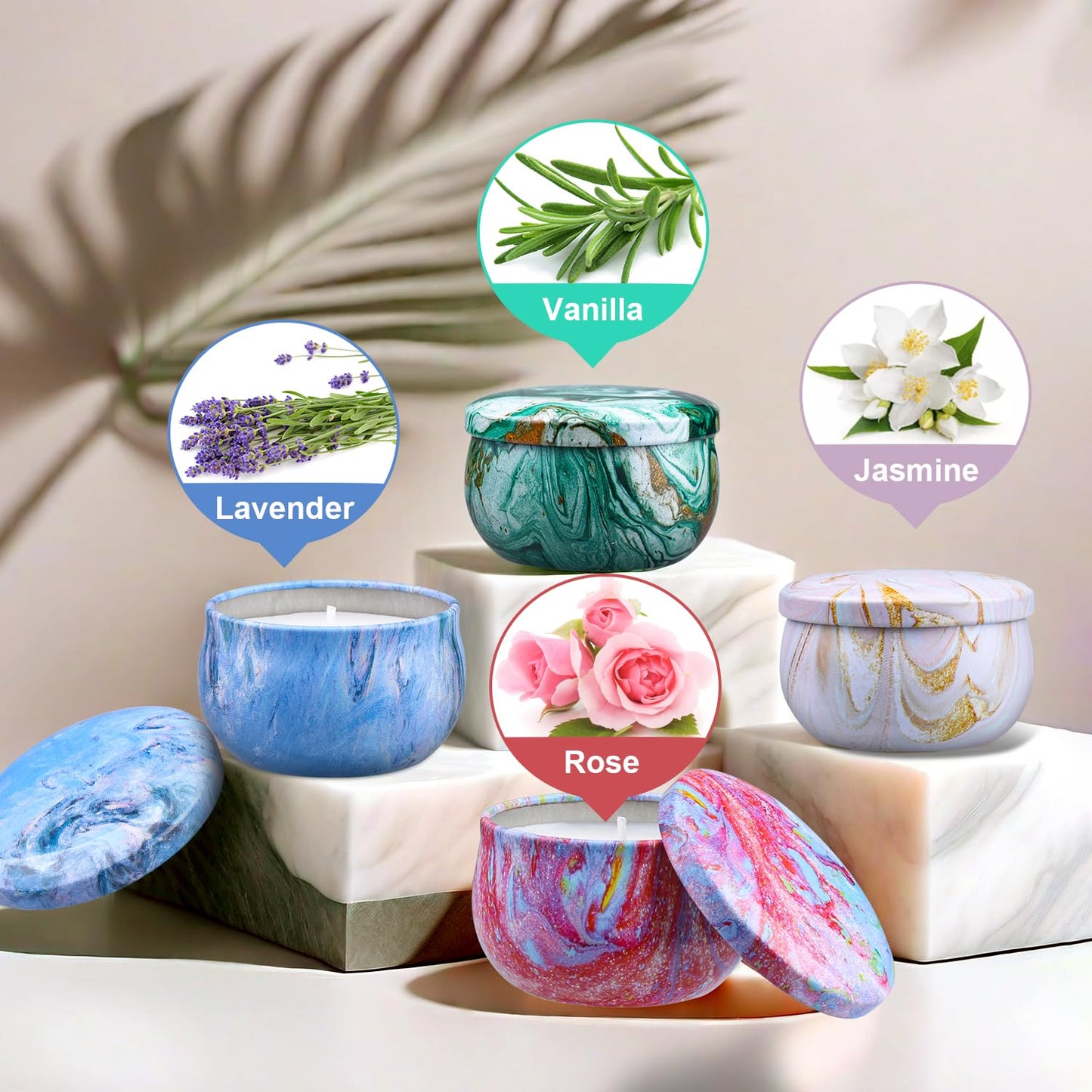 Gift Baskets for Women: Candles & Hand Cream Set – Gifts for Mom, Nurse & Teacher