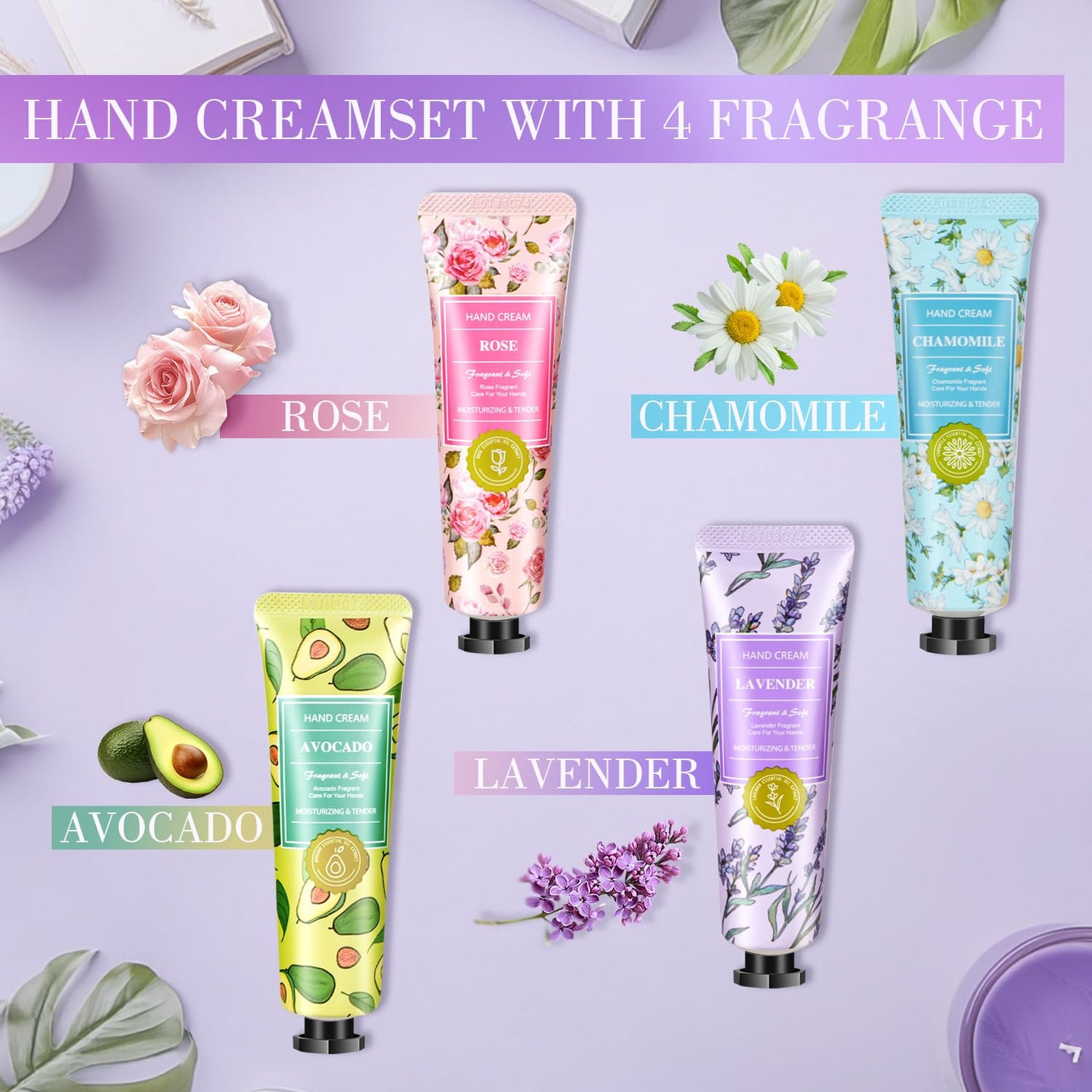 Gift Baskets for Women: Candles & Hand Cream Set – Gifts for Mom, Nurse & Teacher
