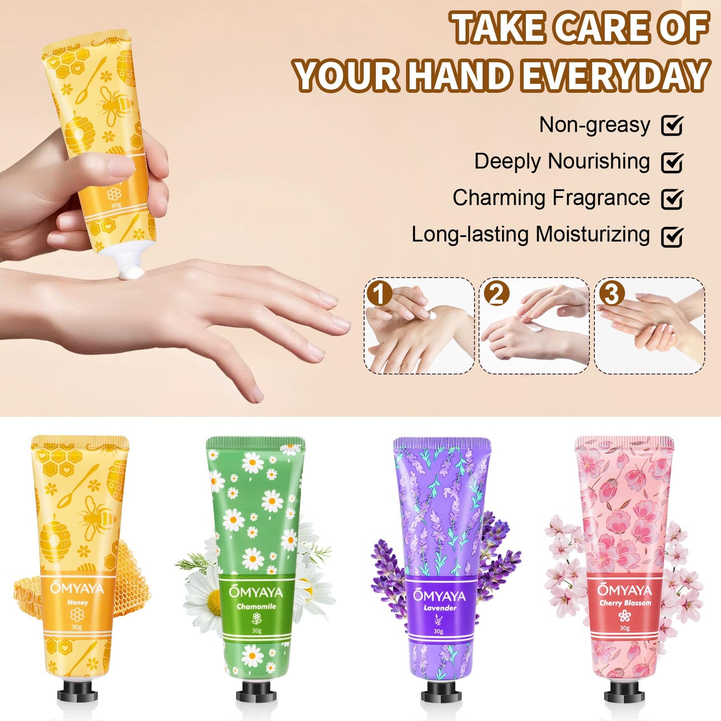 Gift Baskets for Women – Scented Candles Gift Set & Hand Cream Set