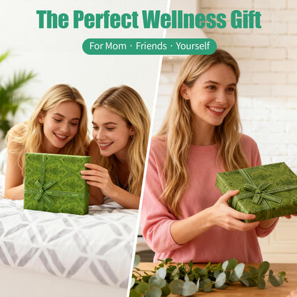 Castor Oil Pack Wrap Full-Body Set – Organic 8 oz Castor Oil, Reusable Cotton Wraps, Leak-Proof & Adjustable