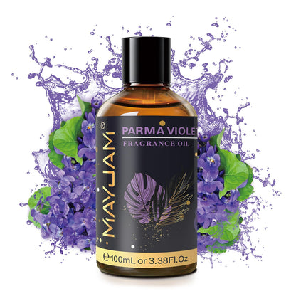 MAYJAM Parma Violet Fragrance Oil 100ml – Glass Dropper for Diffusers
