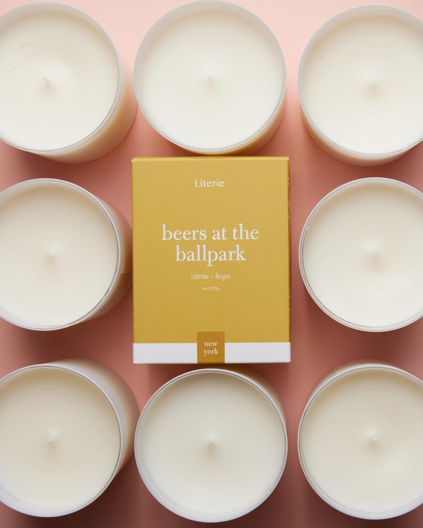 Beers at the Ballpark Candle – NYC Inspired Citrus & Hops, 9oz