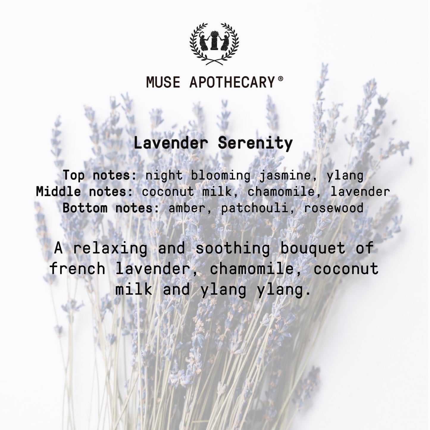 Muse Apothecary Linen Ritual - Aromatic Lavender Linen Spray for Bedding & Laundry