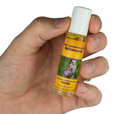 Spikenard Holy Land Anointing Oil — 1/4 oz Roller from Jerusalem | Israel Sourced, Biblical Oil