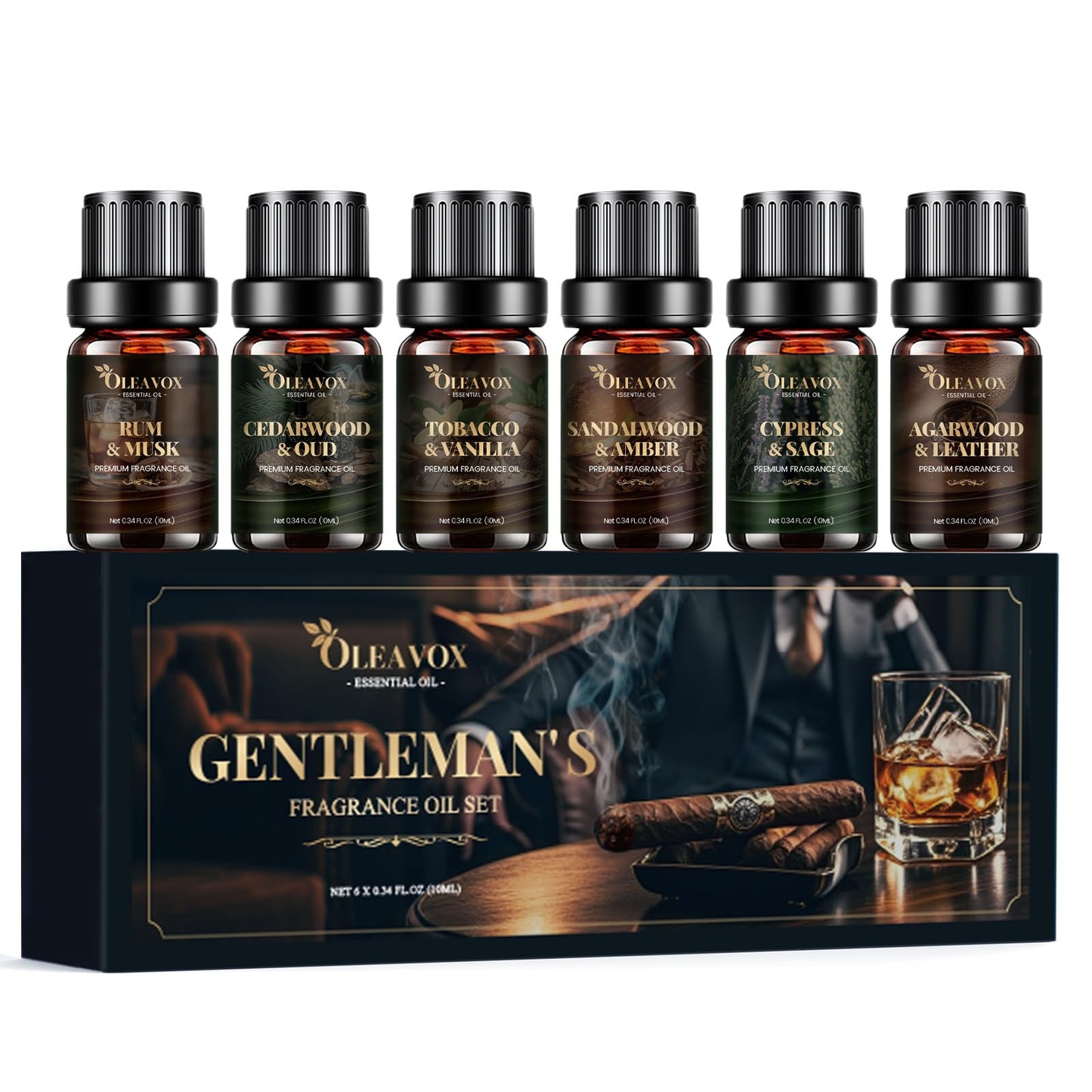 Men Essential Oils Gift Set | Premium Fragrance Oils for Diffusers