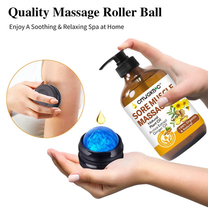 Massage Oil for Therapy - Ginger, Arnica & Lavender Oils