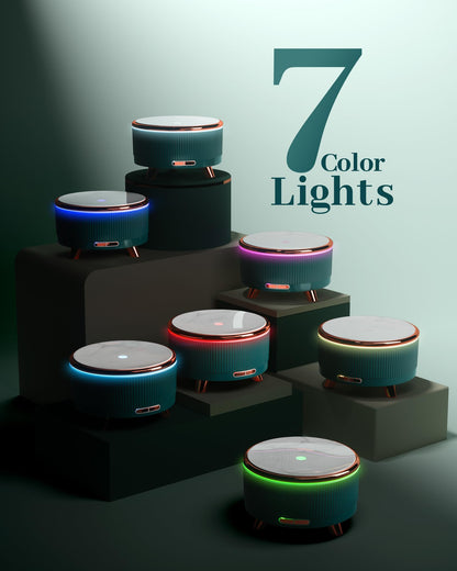 Essential Oil Diffuser for Home - 500ml, Large Room, 7-Color Changing LED