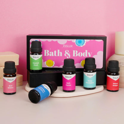 Fragrance Oils Gift Set – 6x10ml Coconut Fresh & More | ESSLUX