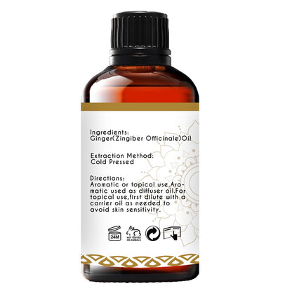 Ginger Essential Oil 1oz – Hair Growth, Diffuser & Massage | LOTUSJOY