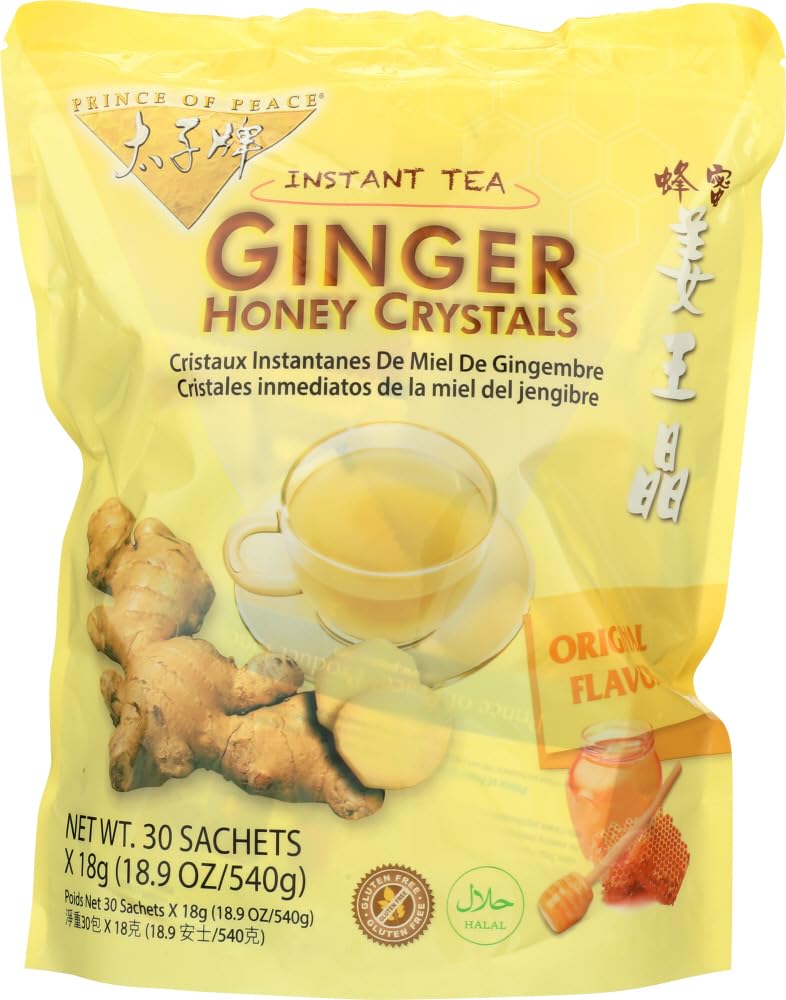 Best Ginger Tea with Honey Crystals 30 Bags