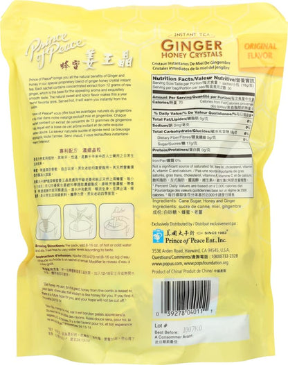 Best Ginger Tea with Honey Crystals 30 Bags