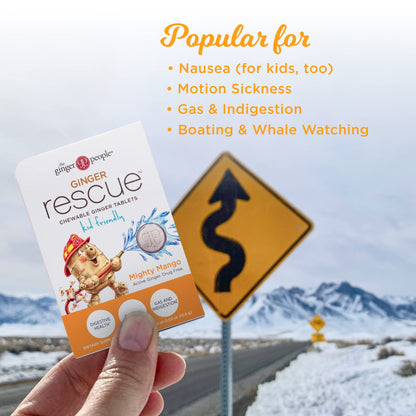 Ginger Rescue Chewables – Drug Free Digestive Health