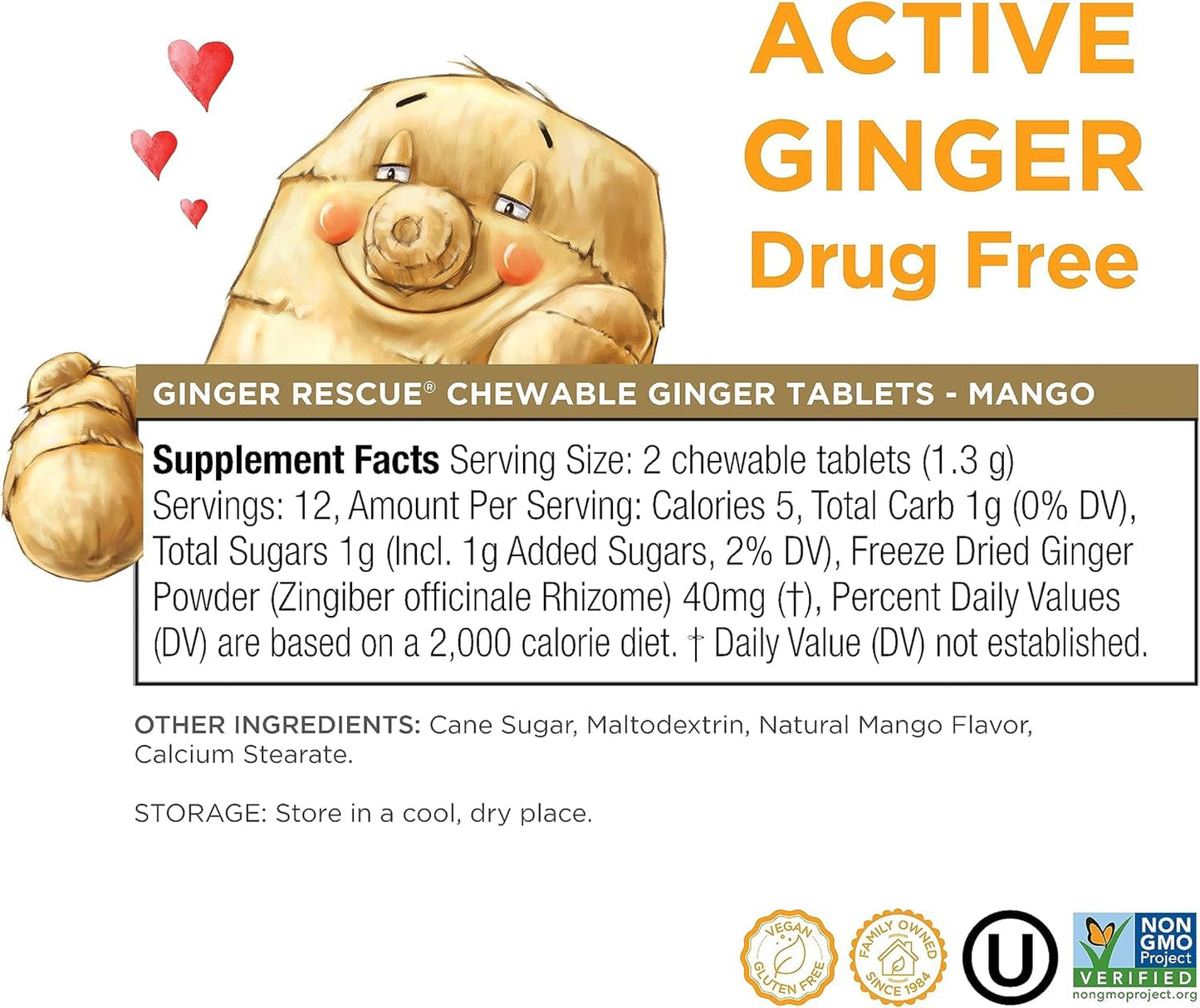 Ginger Rescue Chewables – Drug Free Digestive Health