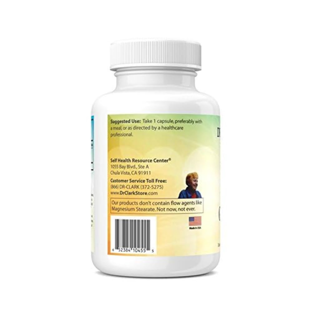 Dr. Clark Ginger Root Supplement - Digestive Support 500 mg, 100 Capsules
